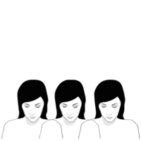 birbirine-bakan-uc-ayni-kadin-gif.gif